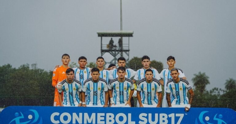 La Selección Argentina Sub 17 clasificó al Mundial de Qatar: el gol que le dio el pasaje por el empate vs Bolivia bajo un diluvio