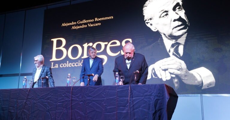 Roemmers y Vaccaro lanzaron una biografía monumental de Borges con objetos y textos únicos