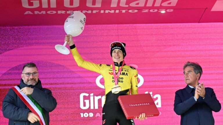 Ciclismo: Jonas Vingegaard gana la séptima etapa del Giro de Italia
