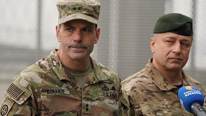 Un general de EE.UU. propone trasladar una brigada de combate a Polonia