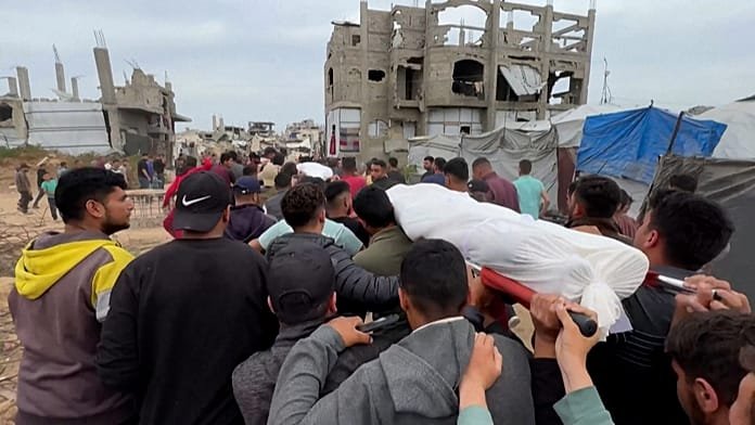 Funeral en Yabalia tras ataque israelí contra velatorio en Gaza pese al alto el fuego