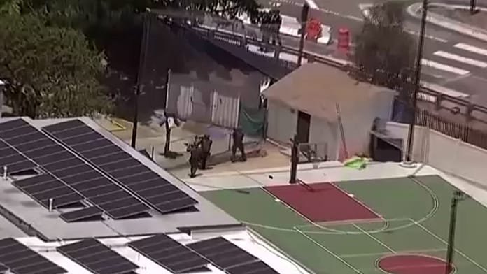 Imágenes aéreas muestran a la Policía rodeando un centro islámico de San Diego tras aviso de tiroteo