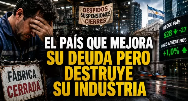 ¿Puede un país mejorar su nota crediticia y destruir su industria al mismo tiempo? Argentina lo está haciendo