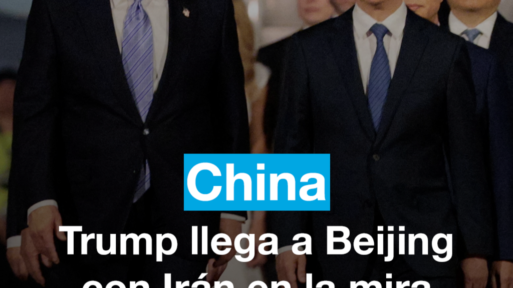 Donald Trump llega a Beijing para encontrarse con su homólogo chino Xi Jinping