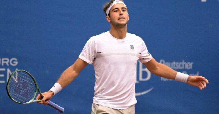 Tomás Etcheverry perdió un partido increíble en el ATP 500 de Hamburgo vs Tommy Paul: tuvo siete match points, tres tiebreaks y duró dos días
