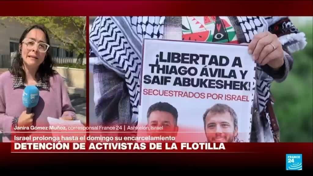 Informe desde Ashkelon: Israel extiende detención de activistas de la Flotilla Global Sumud