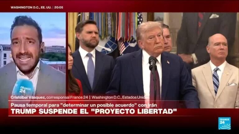 Informe desde Washington: Trump anuncia que suspende temporalmente "Proyecto Libertad"