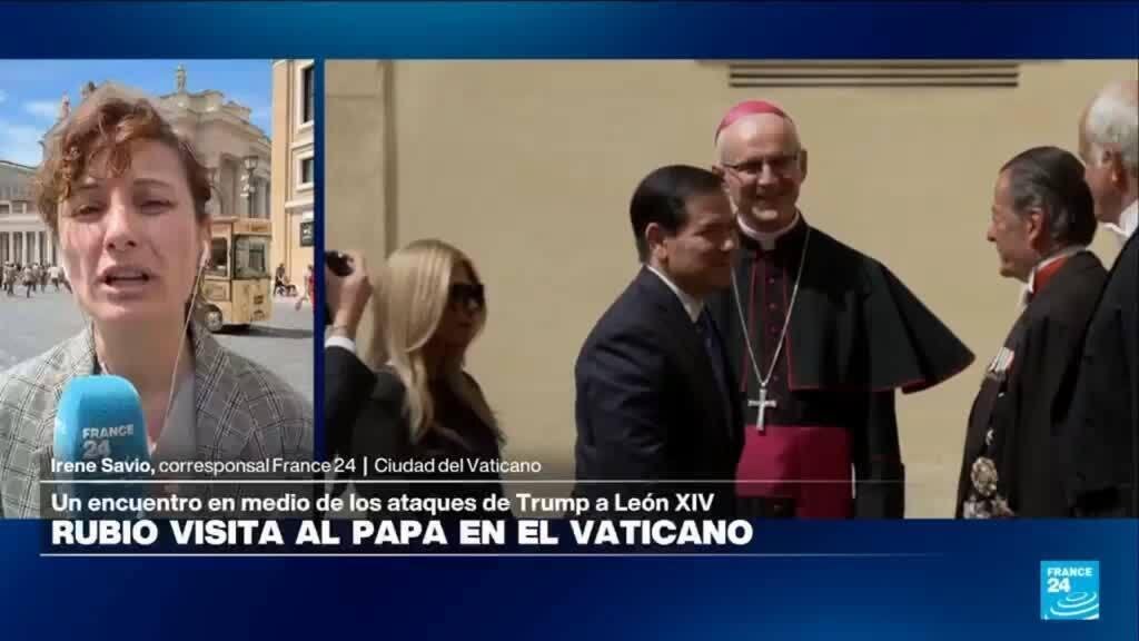 Marco Rubio visita al papa León XIV en el Vaticano en medio de tensiones con Trump