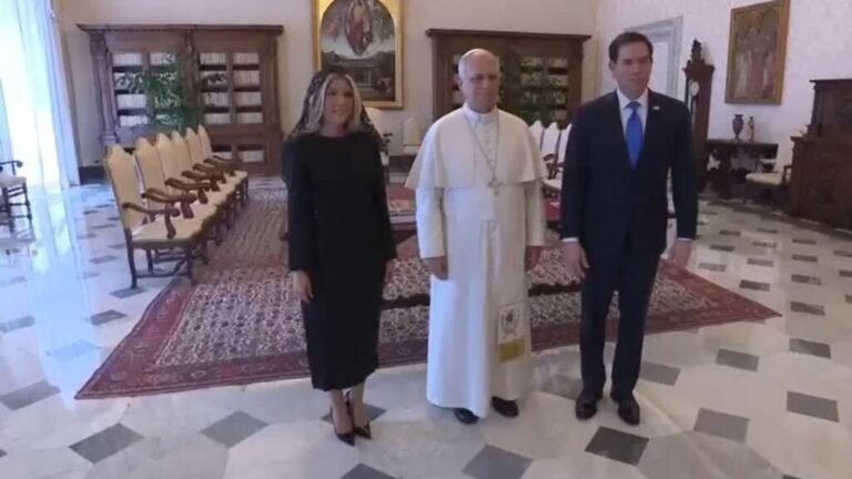 Marco Rubio y el papa León XIV reafirmaron compromiso de mantener "buenas relaciones bilaterales"