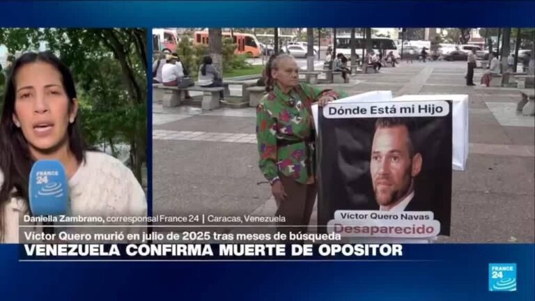 Informe desde Caracas: Estado confirma muerte de opositor tras bajo custodia policial