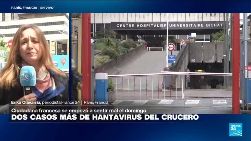 Cinco franceses repatriados por brote de hantavirus en crucero permanecen en observación en Bichat