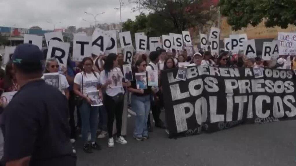 Venezuela: estudiantes universitarios protestan por los presos políticos que no han sido liberados