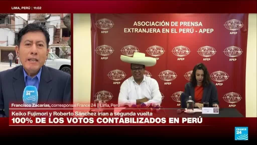 Keiko Fujimori y Roberto Sánchez se enfrentarían en el balotaje en Perú; falta confirmación del JNE