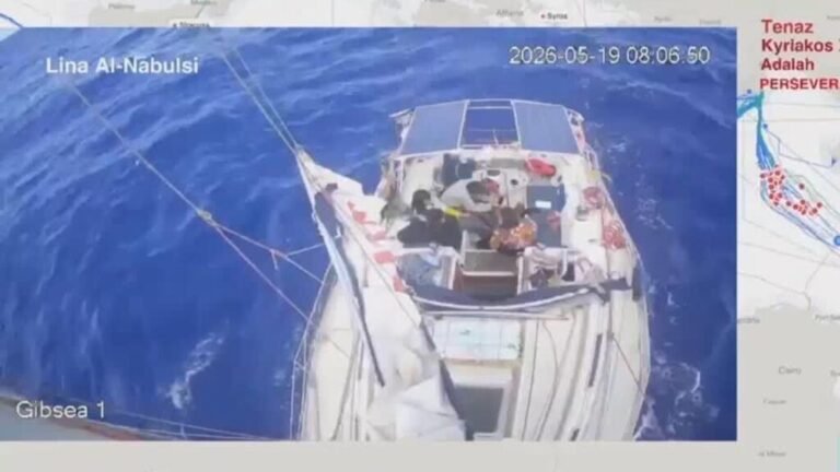 Israel intercepta las últimas embarcaciones de la Flotilla Global Sumud rumbo a Gaza