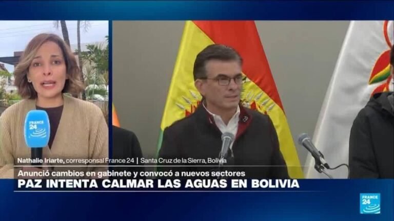Crisis en Bolivia: Rodrigo Paz anuncia cambios en su gabinete en medio de protestas