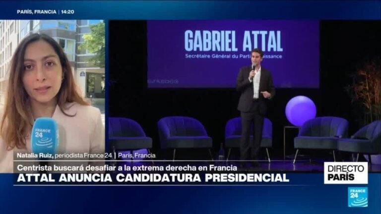 Directo París y la candidatura de Gabriel Attal para las presidenciales francesas de 2027