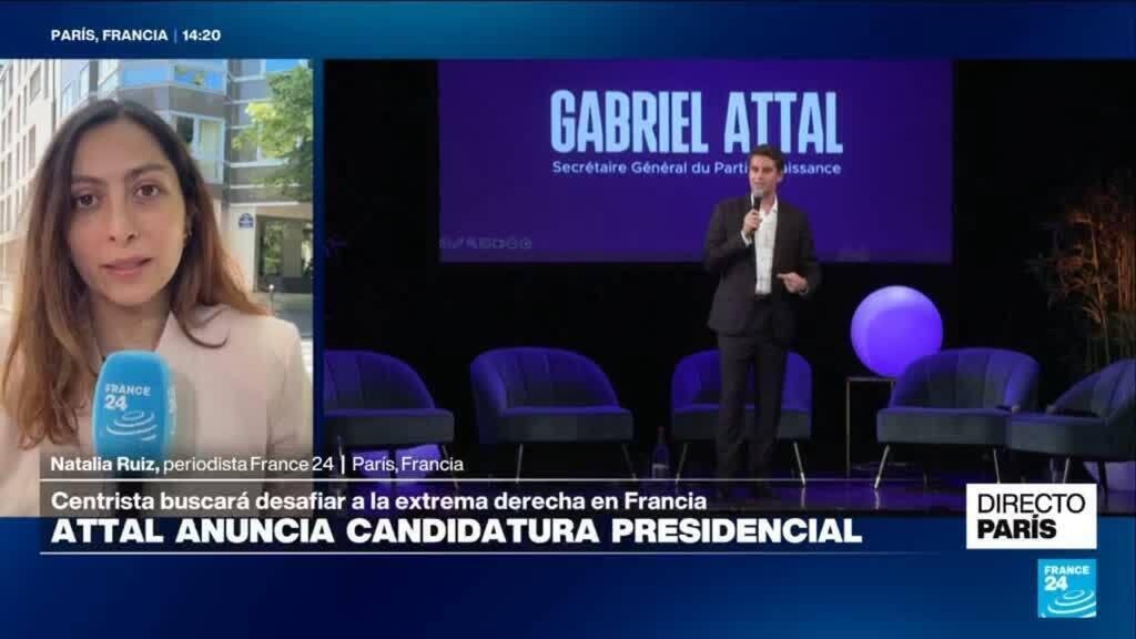 Directo París y la candidatura de Gabriel Attal para las presidenciales francesas de 2027