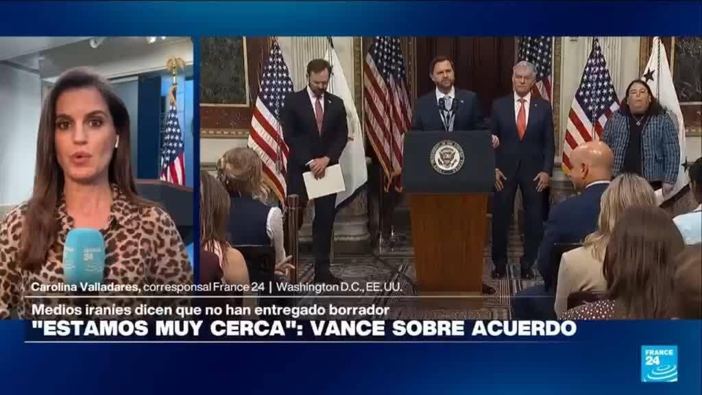Vicepresidente de EE. UU. J.D. Vance asegura que aún no hay acuerdo con Irán pero están cerca