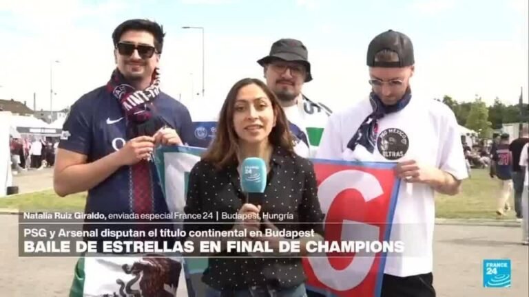 Informe desde Budapest: hinchas viven previa de la final de la Champions League entre Arsenal - PSG