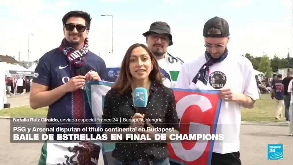 Informe desde Budapest: hinchas viven previa de la final de la Champions League entre Arsenal - PSG