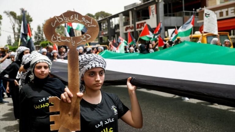 "Una realidad presente": a 78 años de la Nakba, los palestinos viven más desplazamiento y violencia de Israel