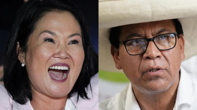 Concluye el escrutinio en Perú: la segunda vuelta presidencial sería entre Keiko Fujimori y Roberto Sánchez