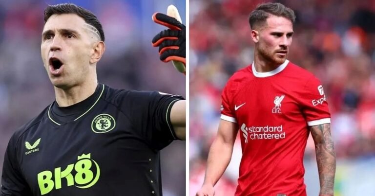 Dibu Martínez vs Mac Allister: duelo argentino con la clasificación a la próxima Champions League como premio