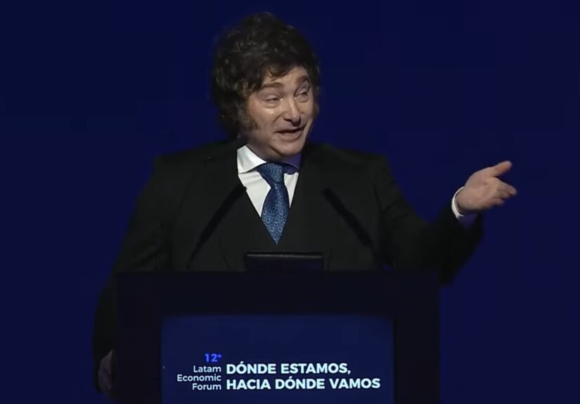 El presidente Javier Milei habló en el Latam Economic Forum