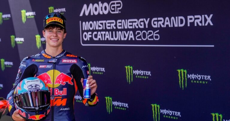 Valentín Perrone logró su primera pole del año en Moto3 y sueña con una victoria histórica en Cataluña