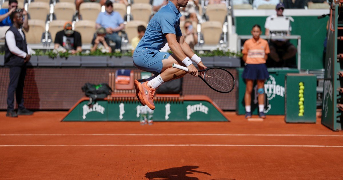 "Me voy a cagar en la pista": el increíble imprevisto que tuvo un tenista francés en el día 1 de Roland Garros