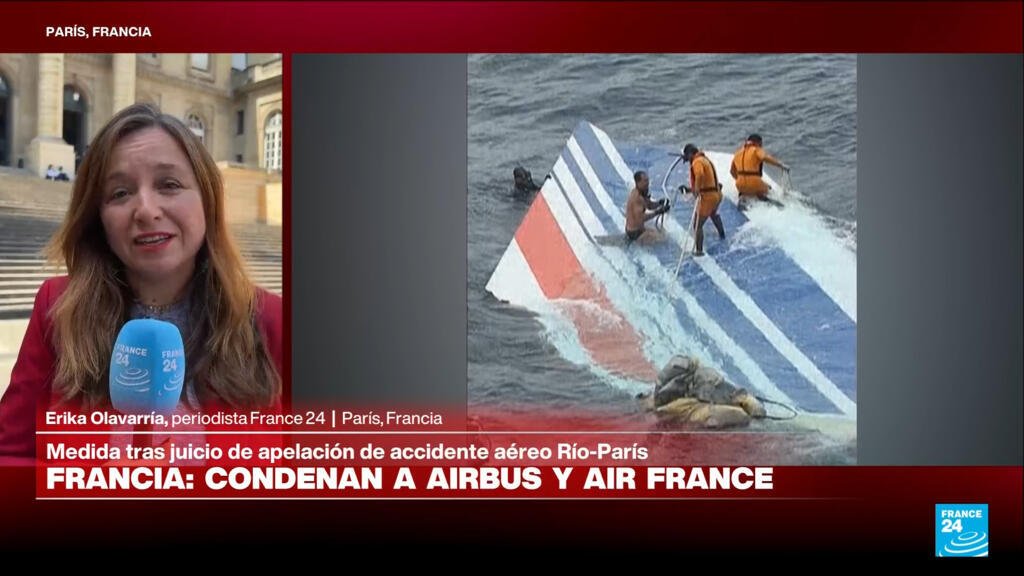 Airbus y Air France condenadas en apelación por homicidio involuntario de accidente aéreo Río-París