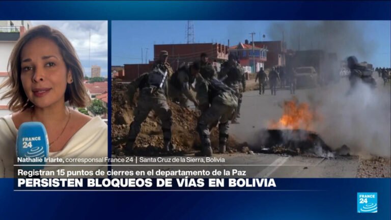 Bloqueos en La Paz afectan el suministro de alimentos y medicinas