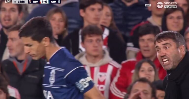 El tenso cruce entre Chacho Coudet y uno de los históricos de River de la final de Madrid: "Cerrá el..."