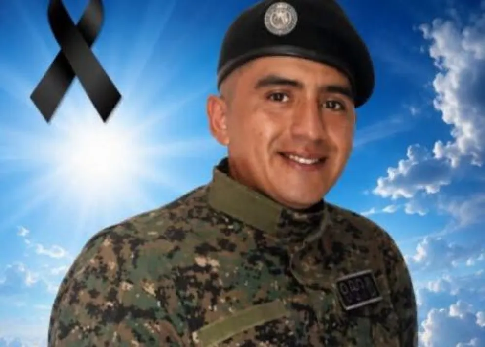 La familia del Sargento Primero Daniel Díaz agradeció el acompañamiento de la fuerza y la comunidad