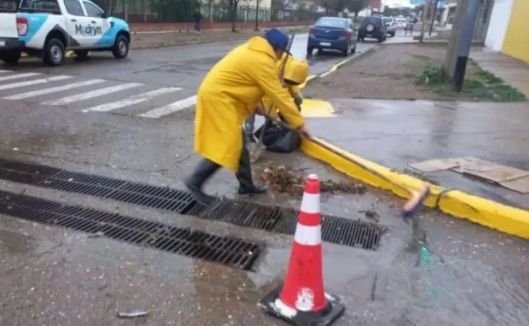 Trelew, Rawson y Madryn mantienen un operativo preventivo y de monitoreo por alerta climática