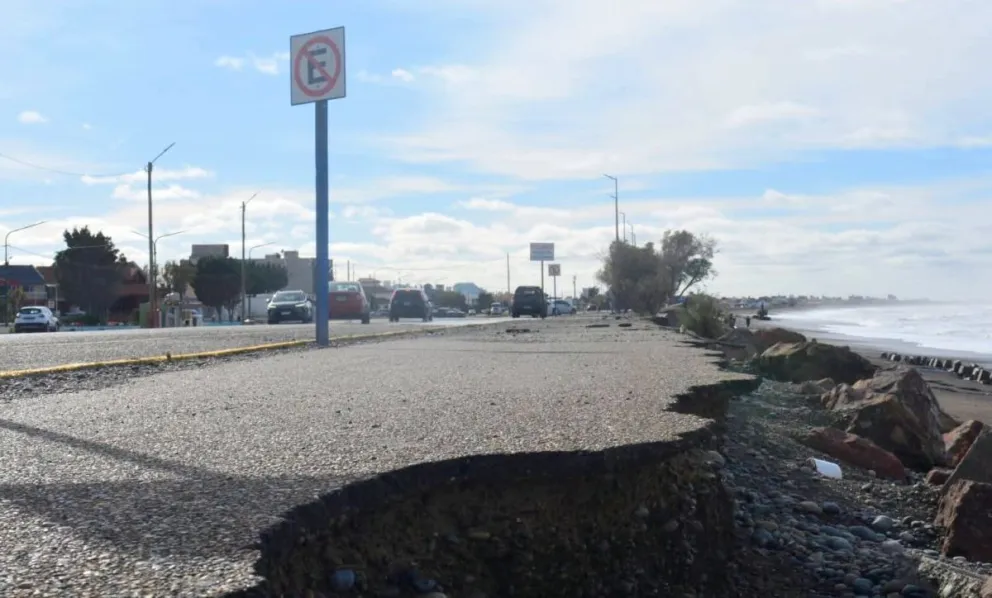 La obra de protección costera en Playa Unión ya tiene su primera etapa