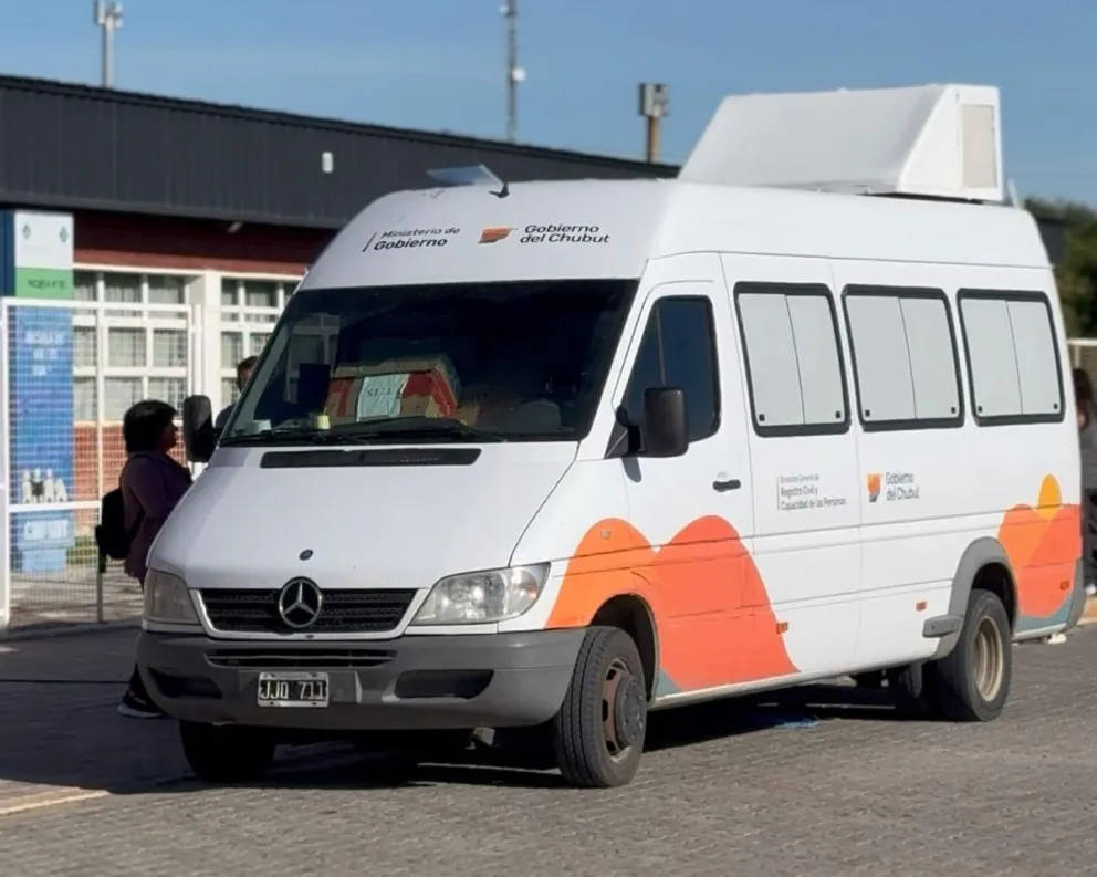 El Registro Civil Móvil llega a Comodoro y a localidades del interior