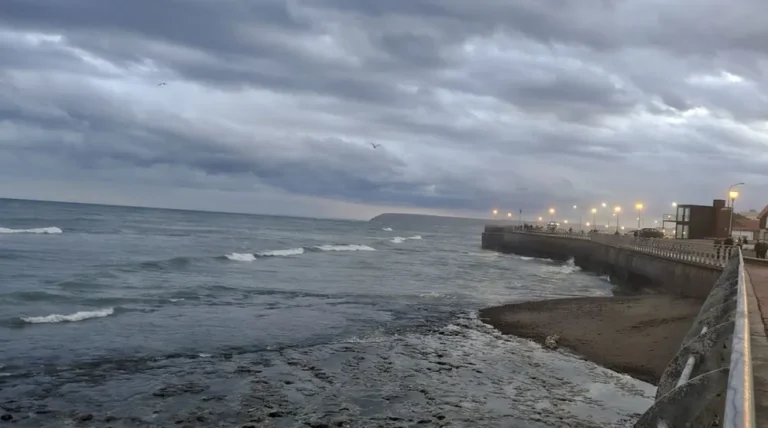 Miércoles frío y mayormente nublado en Comodoro y Rada Tilly