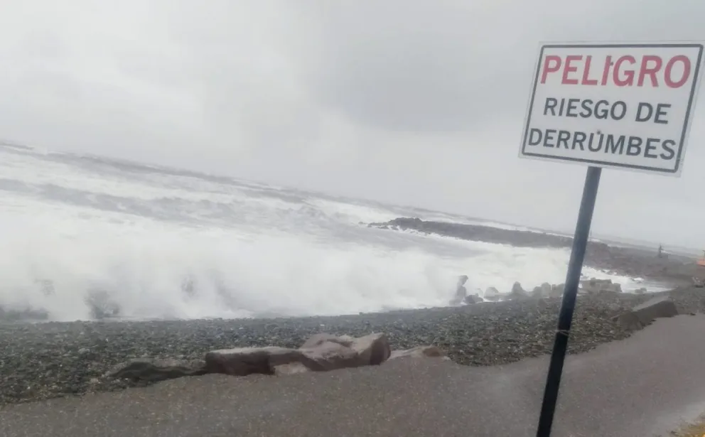 Rawson y Playa Unión en alerta ante el clima adverso 