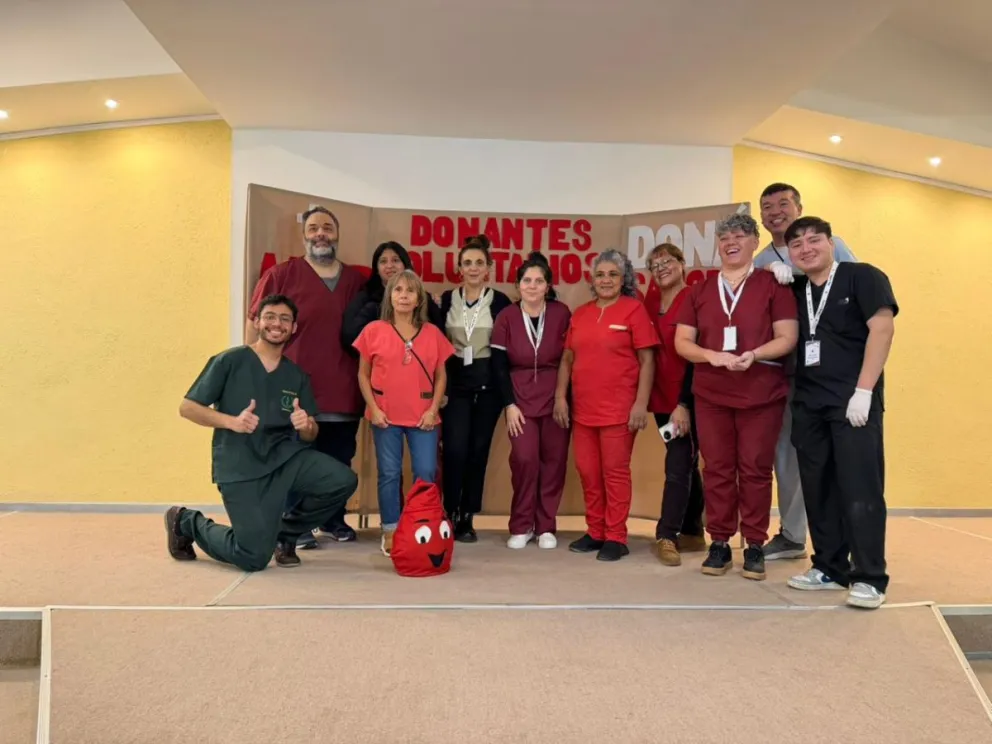 Exitoso balance de la jornada de donación de sangre en Comodoro