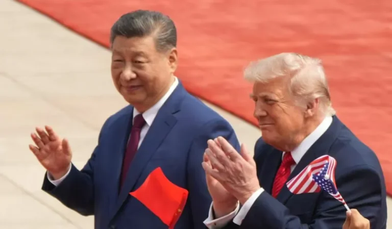 Histórica visita a China: el líder Xi Jinping recibió a Donald Trump