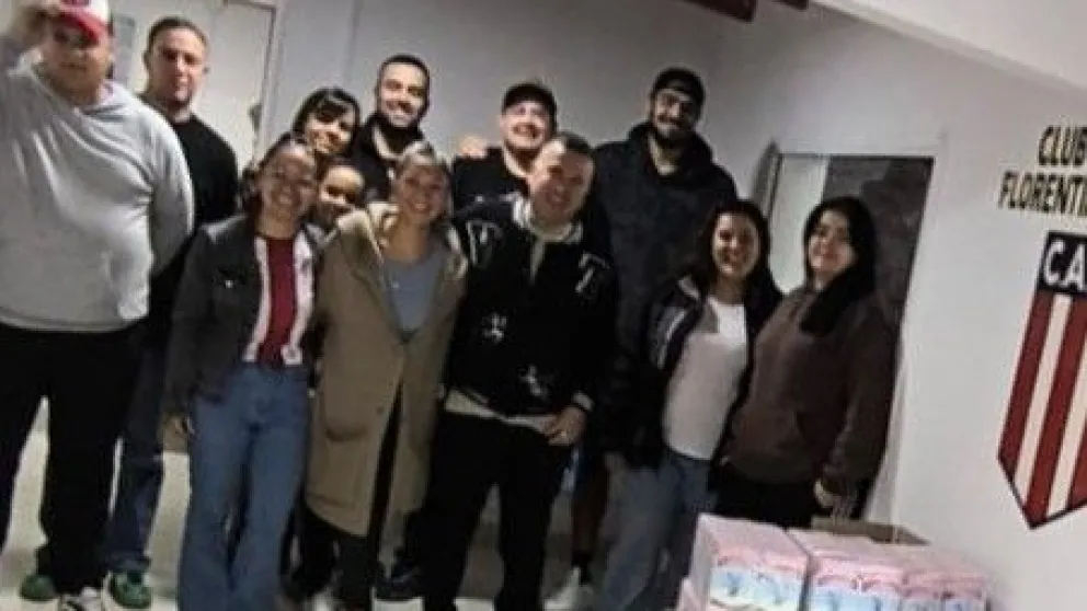 Ameghino recibió donaciones para sostener las meriendas de chicos de las inferiores