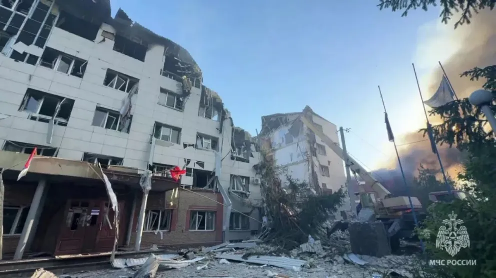 Rusia denuncia ataque con drones contra centro educativo en Luhansk
