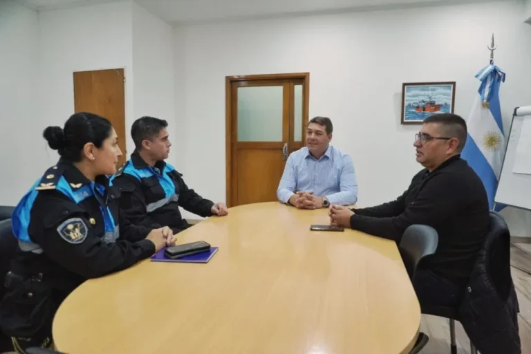 Biss recibió a la nueva comisario de Playa Unión