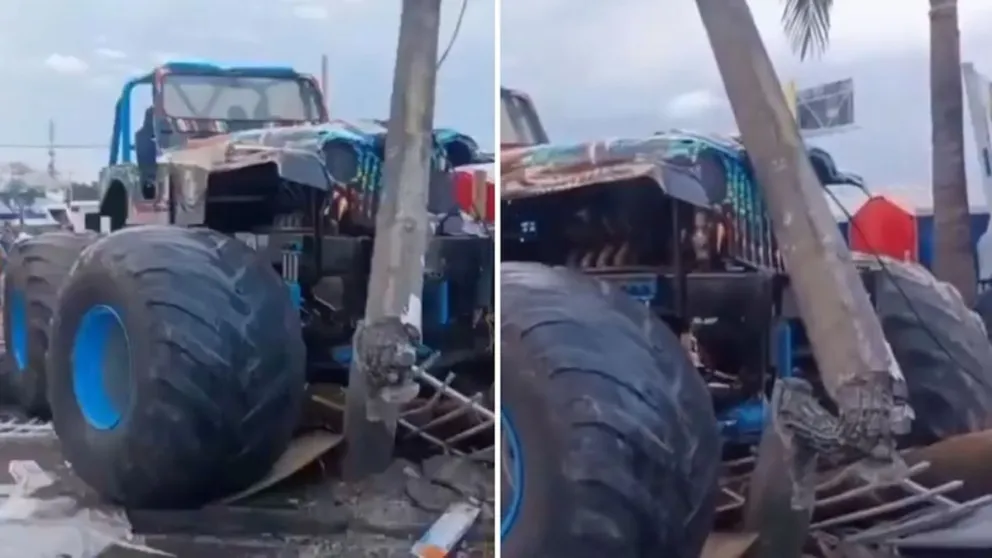 Tragedia en Colombia: tres fallecidos tras el despiste de un monster truck