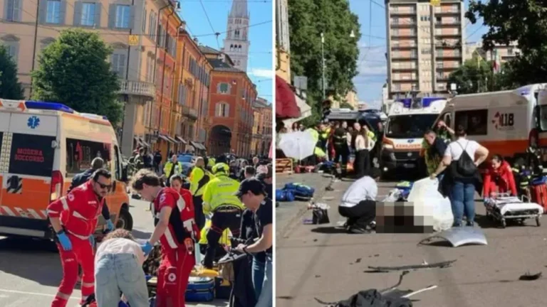 Tragedia en Italia: un hombre atropelló a una multitud y hay dos heridos graves