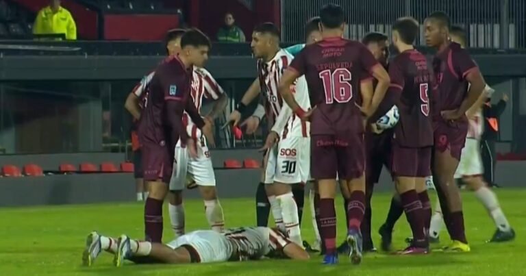 Instituto sacó a Lanús de la Copa Argentina, en una batalla que tuvo cuatro rojas y una patada criminal