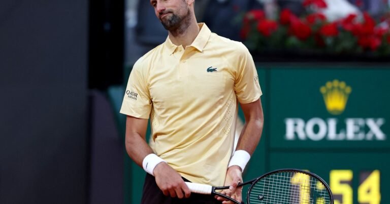 Novak Djokovic se despidió demasiado rápido del Masters 1000 de Roma: perdió en su debut contra el 70 del mundo