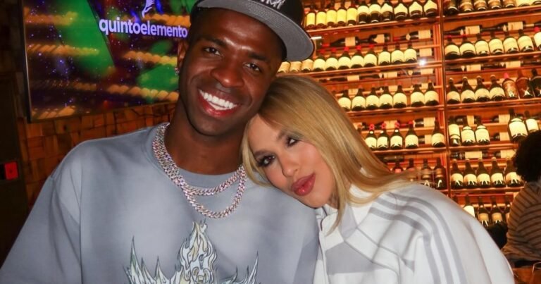 Otro golpe para Vinicius Jr.: su novia lo fue a ver jugar con Real Madrid y al día siguiente anunció el fin de la relación